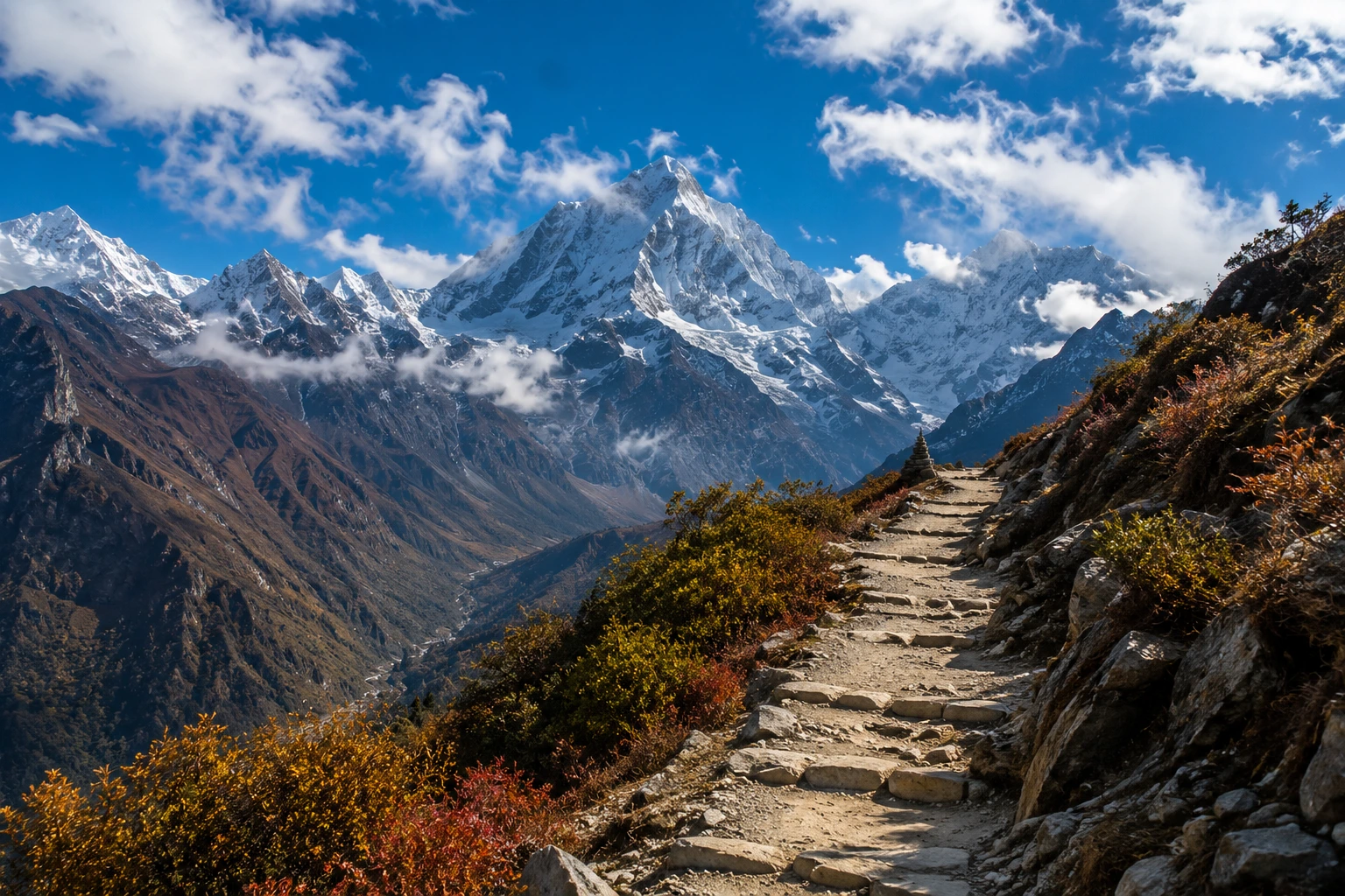 Expert local guide leading a trek in Ladakh – Zanskar Kanishka Expeditions